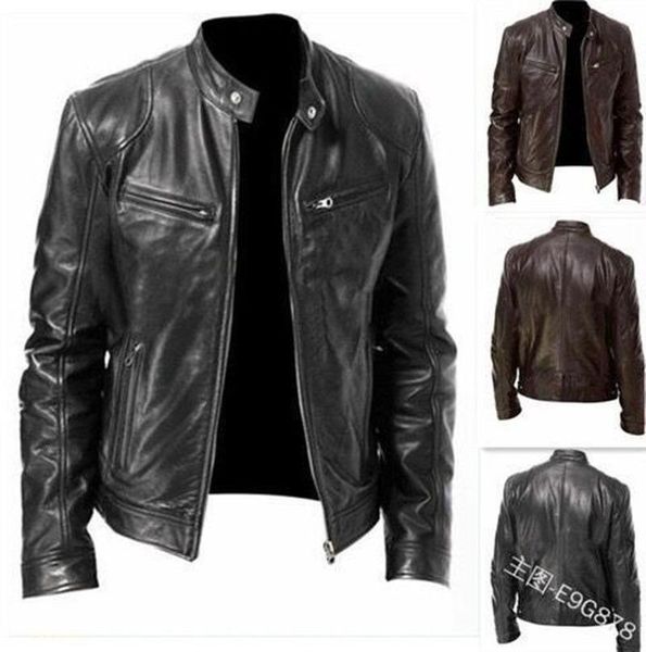 winter business gentleman warm zipper cardigan pocket leather jacket stand collar slim men's jackets, Black;brown
winter business gentleman warm zipper cardigan pocket leather jacket stand collar slim men's jackets, Black;brown