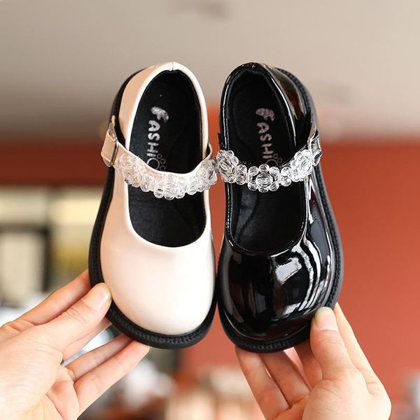 flat shoes korean fashion baby girl crystal princess solid color pu leather single party black spring autumn, Black;grey
flat shoes korean fashion baby girl crystal princess solid color pu leather single party black spring autumn, Black;grey