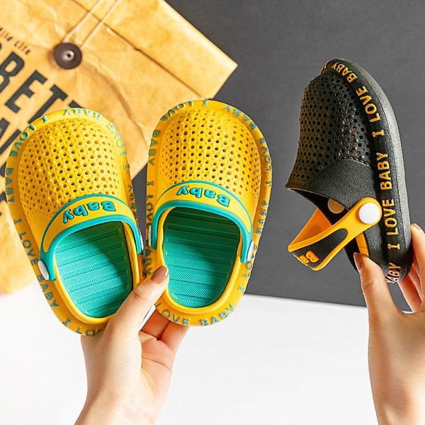 summer children slipper boys girls cute cartoon indoor home adjustable shoes kid soft-soled garden beach hollow hole sandals, Black;grey
summer children slipper boys girls cute cartoon indoor home adjustable shoes kid soft-soled garden beach hollow hole sandals, Black;grey