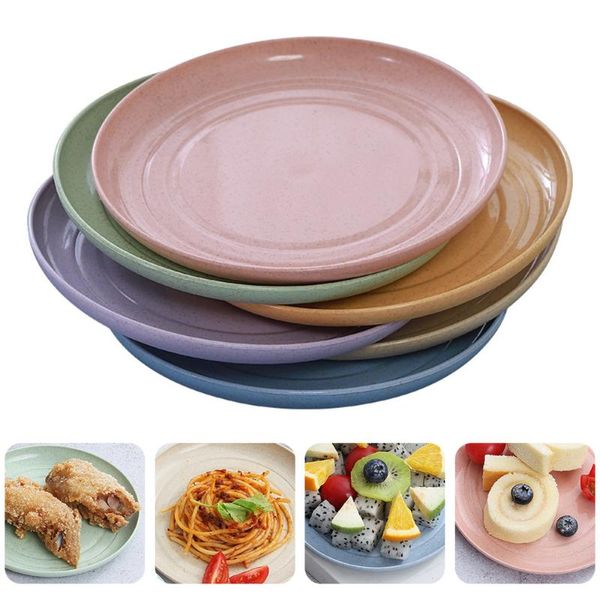 dishes & plates 6pcs dish simple multifunctional durable wheat straw creative saucer serving plate for home restaurant shop
dishes & plates 6pcs dish simple multifunctional durable wheat straw creative saucer serving plate for home restaurant shop