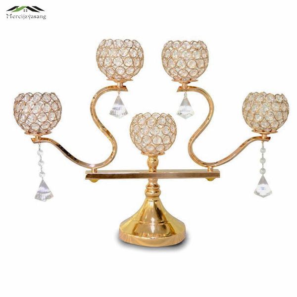 candle holders 2pcs/lot metal gold/silver 5-arms with crystals 60cm stand pillar candlestick for wedding portavelas candelabra
candle holders 2pcs/lot metal gold/silver 5-arms with crystals 60cm stand pillar candlestick for wedding portavelas candelabra