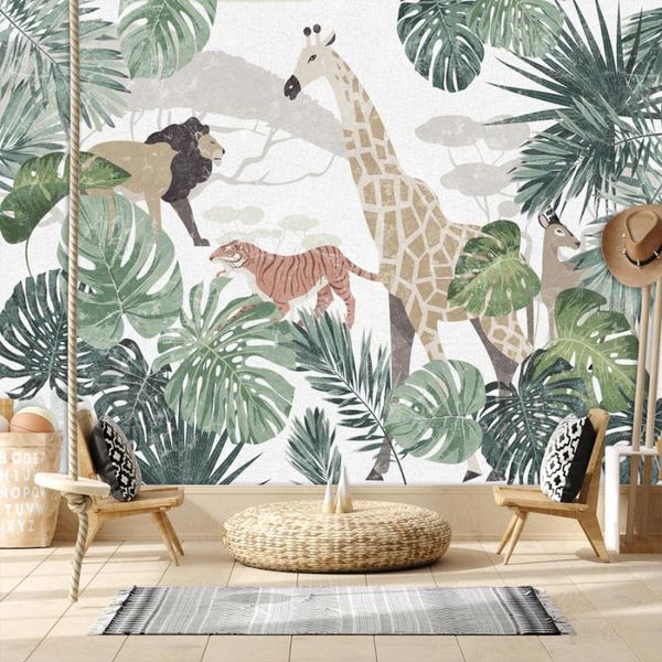 wallpapers custom jungle animals lion home decor for bedroom tv silk textured walls paper removable in rolls mural sticker
wallpapers custom jungle animals lion home decor for bedroom tv silk textured walls paper removable in rolls mural sticker