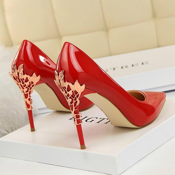 dress shoes 2021 women pumps high thin heel metal pointed toe shallow ladies bridal wedding silver heels, Black
dress shoes 2021 women pumps high thin heel metal pointed toe shallow ladies bridal wedding silver heels, Black