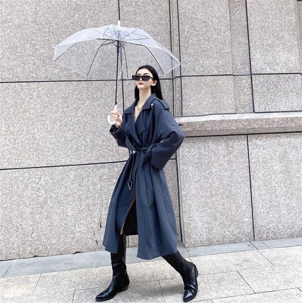 women's trench coats windbreaker women 2021 autumn loose belt pure color simple fashion female long coat, Tan;black
women's trench coats windbreaker women 2021 autumn loose belt pure color simple fashion female long coat, Tan;black