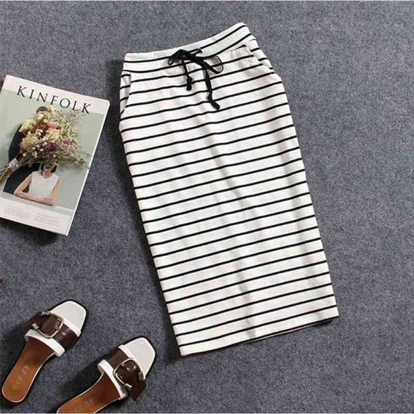 korean womens black white striped one-step skirt spring summer woman casual pocket mid-length slim bag hip skirts female
korean womens black white striped one-step skirt spring summer woman casual pocket mid-length slim bag hip skirts female