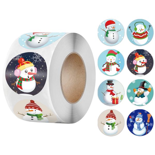 500pcs/roll merry christmas snowman handmade sticker gift box package decoration 1 thank you label sealing stickers for kids
500pcs/roll merry christmas snowman handmade sticker gift box package decoration 1 thank you label sealing stickers for kids