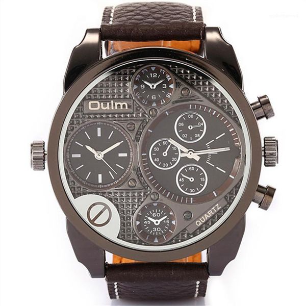 wristwatches fashion mens quartz watches oulm brand male army military relogio masculino montre homme reloj hombre, Slivery;brown
wristwatches fashion mens quartz watches oulm brand male army military relogio masculino montre homme reloj hombre, Slivery;brown