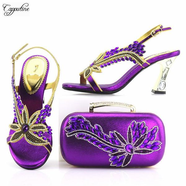 dress shoes purple high heel pump matching with handbag set for wedding/party t7437 height 8cm, Black
dress shoes purple high heel pump matching with handbag set for wedding/party t7437 height 8cm, Black