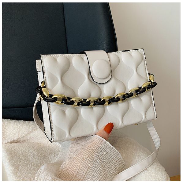 bag women's 2021 one shoulder chain pu indentation messenger simple and fashionable small square
bag women's 2021 one shoulder chain pu indentation messenger simple and fashionable small square