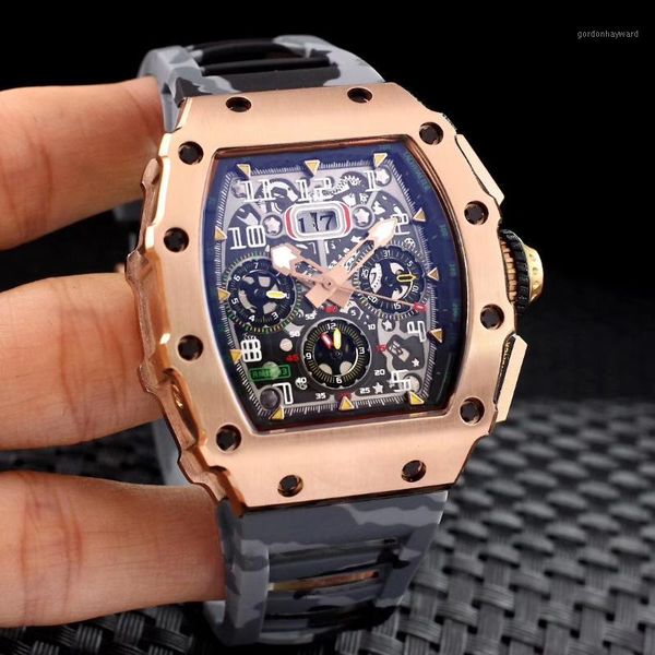 wristwatches 2021 black blue camouflage rubber men rose gold stainless steel watch sapphire automatic mechanical tourbillion, Slivery;brown
wristwatches 2021 black blue camouflage rubber men rose gold stainless steel watch sapphire automatic mechanical tourbillion, Slivery;brown