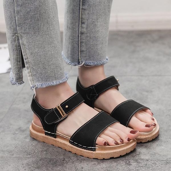 sandals selling women 2021 summer style women's shoes fashion open toe thick bottom casual beach, Black
sandals selling women 2021 summer style women's shoes fashion open toe thick bottom casual beach, Black