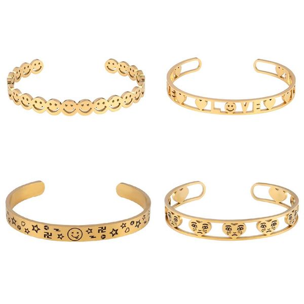 bangle fashion punk stainless steel bracelets open bracelet charms cuff for women bangles jewelry gifts, Black
bangle fashion punk stainless steel bracelets open bracelet charms cuff for women bangles jewelry gifts, Black