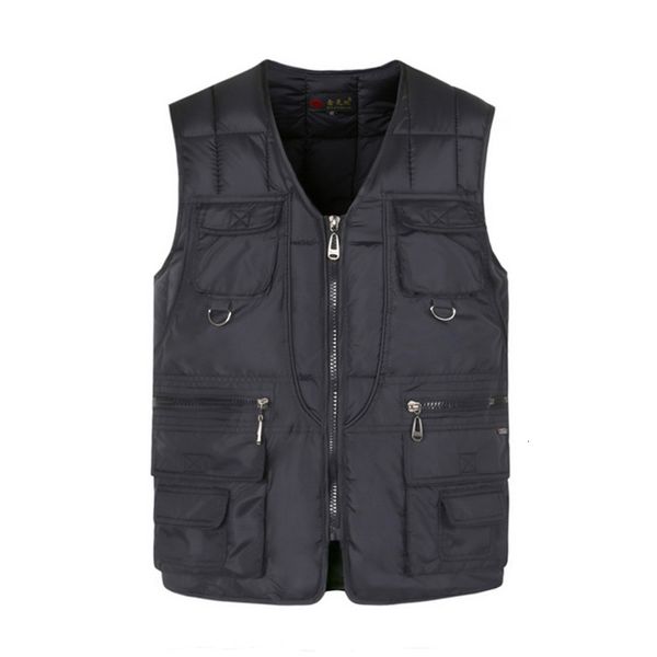 Men's Vests Multi Pocketa Cotton Vest For Men Winter Padded Casual Thick Warm Pographer Sleeveless Outerwear Jacket With Many Pockets 1L62, Black;white
Men's Vests Multi Pocketa Cotton Vest For Men Winter Padded Casual Thick Warm Pographer Sleeveless Outerwear Jacket With Many Pockets 1L62, Black;white