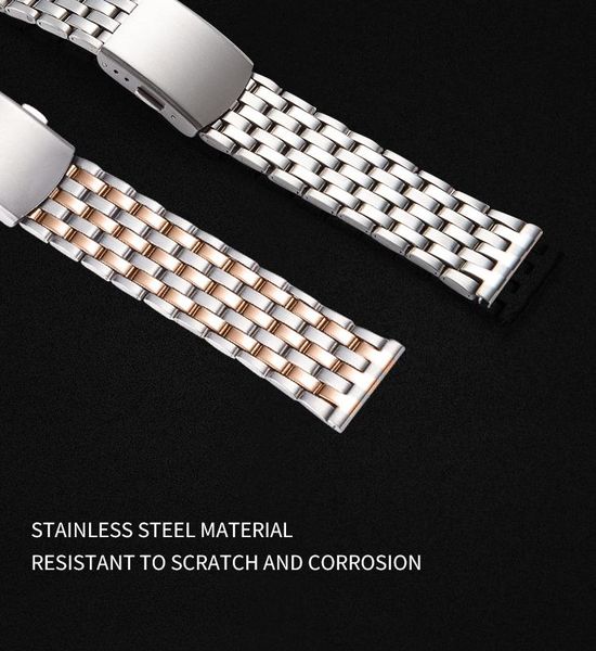 watch bands 22mm 20mm strap metal rose gold silver smart bracelet wristband replacement stainless steel watchband luxury, Black;brown
watch bands 22mm 20mm strap metal rose gold silver smart bracelet wristband replacement stainless steel watchband luxury, Black;brown