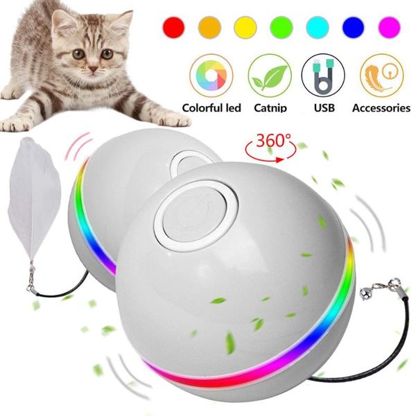cat toys dog accessories toy ball automatic colorful led self rotating with catnip bell feather usb rechargeable
cat toys dog accessories toy ball automatic colorful led self rotating with catnip bell feather usb rechargeable