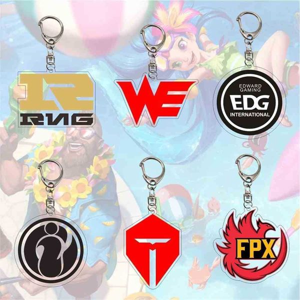 with metal clip lpl team keyring acrylic anime game action figures key chain rng fpx ig we edg lng dk kids favor schoolbag pendant hanging h
with metal clip lpl team keyring acrylic anime game action figures key chain rng fpx ig we edg lng dk kids favor schoolbag pendant hanging h