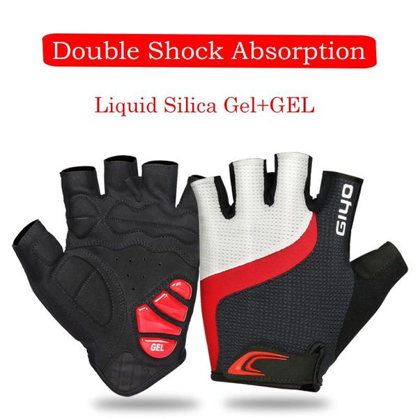 cycling gloves giyo bicycle half finger outdoor sports for men women gel pad breathable mtb road racing dh mittens, Black
cycling gloves giyo bicycle half finger outdoor sports for men women gel pad breathable mtb road racing dh mittens, Black