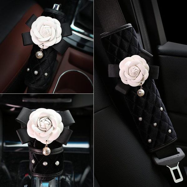 camellia rose pearl plush diamond car gear shifter cover seat belt covers shoulder pad hand brake sets girls accessories safety belts
camellia rose pearl plush diamond car gear shifter cover seat belt covers shoulder pad hand brake sets girls accessories safety belts