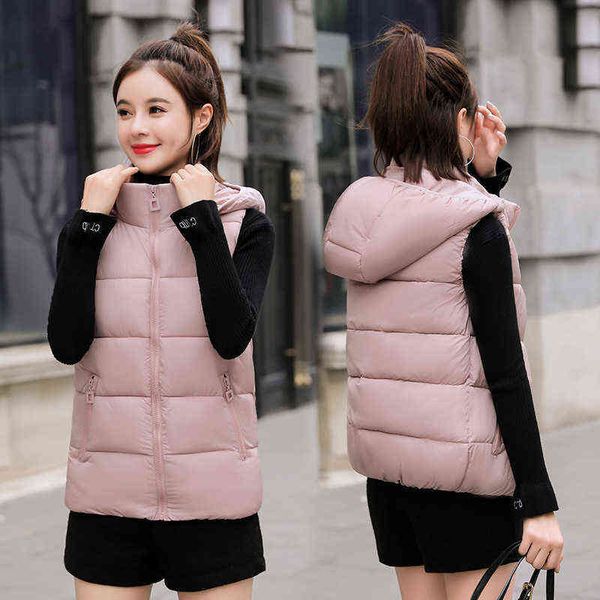 women's clothing korean version versatile sports thin sugar hooded cotton vest, Black;white
women's clothing korean version versatile sports thin sugar hooded cotton vest, Black;white