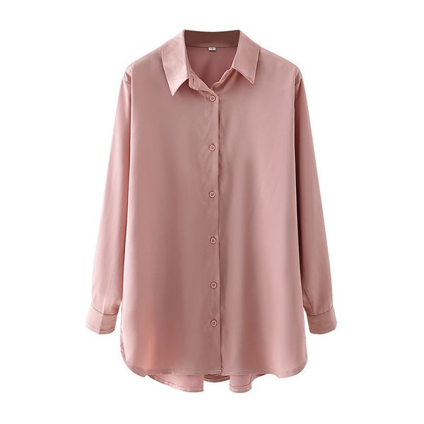 blsqr fashion button up satin silk shirt vintage blouse women pink lady long sleeves female loose street shirts 210430, White
blsqr fashion button up satin silk shirt vintage blouse women pink lady long sleeves female loose street shirts 210430, White