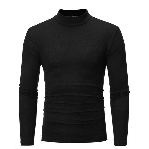men's t-shirts fashion men t shirt slim male turtleneck long sleeve tee shirts solid color stretch t-shirt tees, White;black
men's t-shirts fashion men t shirt slim male turtleneck long sleeve tee shirts solid color stretch t-shirt tees, White;black