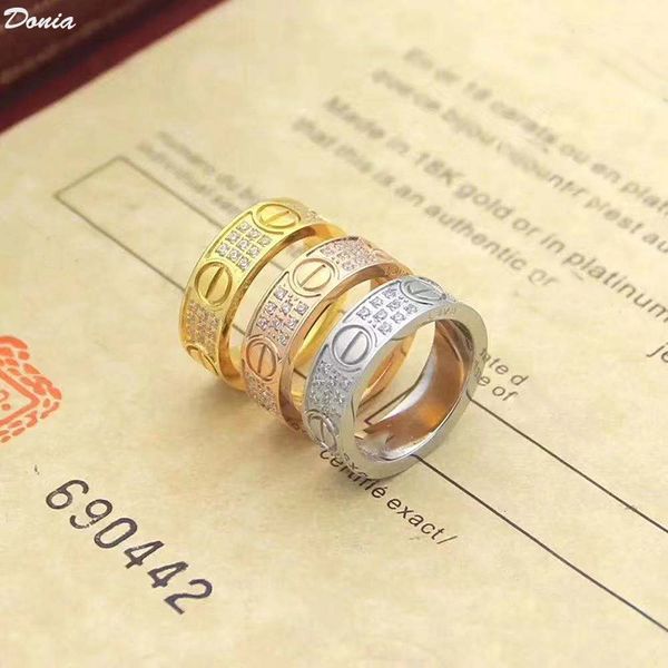 donia jewelry ring fashion set screw pattern zircon ring european and american creative men's and women's rings handmade gifts, Silver
donia jewelry ring fashion set screw pattern zircon ring european and american creative men's and women's rings handmade gifts, Silver