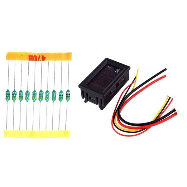 200pcs 20 value assorted color wheel inductor kit & 1 pcs dc 0-100v 1a digital voltmeter ammeter storage bags
200pcs 20 value assorted color wheel inductor kit & 1 pcs dc 0-100v 1a digital voltmeter ammeter storage bags