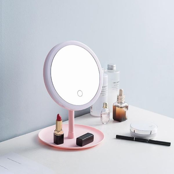 compact mirrors led light makeup mirror usb charging vanity stand touch change desktools live selfie lamp
compact mirrors led light makeup mirror usb charging vanity stand touch change desktools live selfie lamp