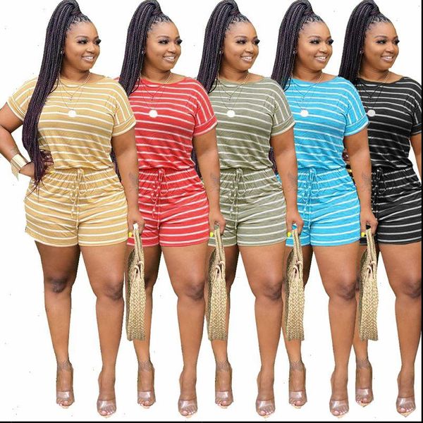 women tracksuits striped plus size two piece set summer outfits crop biker shorts sweat suits lounge matching sets, Gray 
women tracksuits striped plus size two piece set summer outfits crop biker shorts sweat suits lounge matching sets, Gray