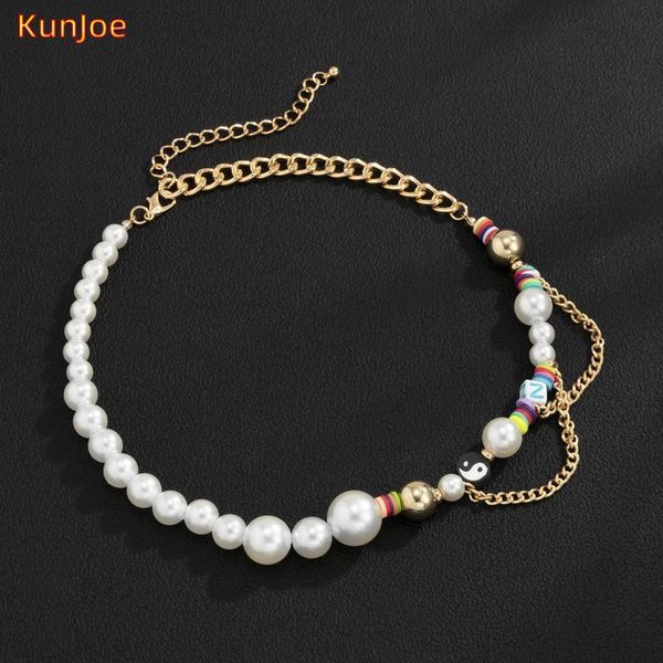 chokers kunjoe baroque pearl charm gossip square dice choker necklace for women asymmetrical chain bohemian jewelry gifts, Golden;silver
chokers kunjoe baroque pearl charm gossip square dice choker necklace for women asymmetrical chain bohemian jewelry gifts, Golden;silver