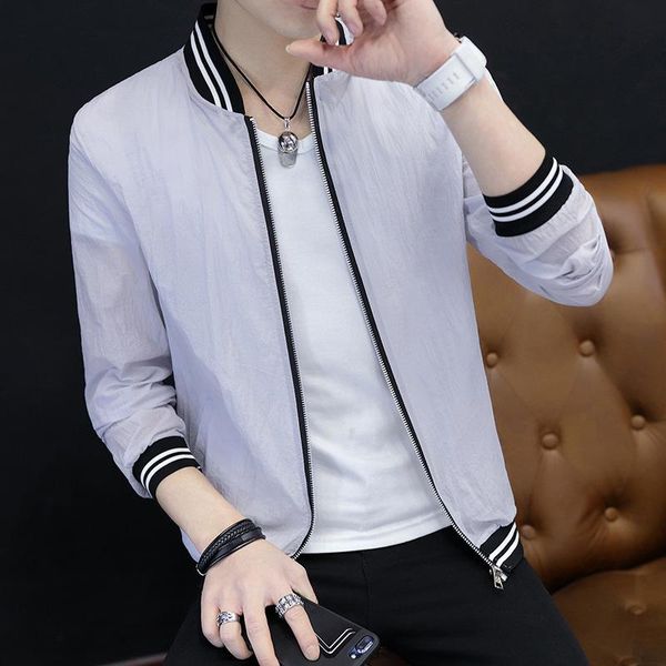 men's jackets 2021 spring autumn jacket male korean youth handsome men trend thin section gown personality baseball clothing, Black;brown
men's jackets 2021 spring autumn jacket male korean youth handsome men trend thin section gown personality baseball clothing, Black;brown