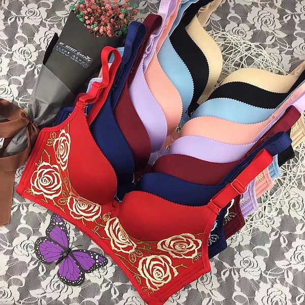bras sets 2021 underwear women rose lace bra suit 3d massage cup air permeability gathering without steel bracket embroidery #qwe, Red;black
bras sets 2021 underwear women rose lace bra suit 3d massage cup air permeability gathering without steel bracket embroidery #qwe, Red;black