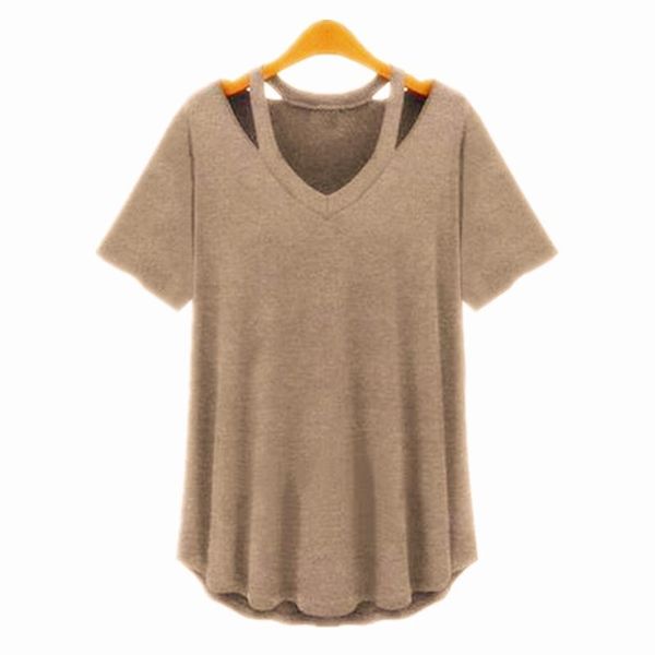 plus size t-shirt women 2021 summer fashion cotton v-neck short sleeve ,knitted modal blusa shirts l-4xl 5xl 6xl, Black
plus size t-shirt women 2021 summer fashion cotton v-neck short sleeve ,knitted modal blusa shirts l-4xl 5xl 6xl, Black