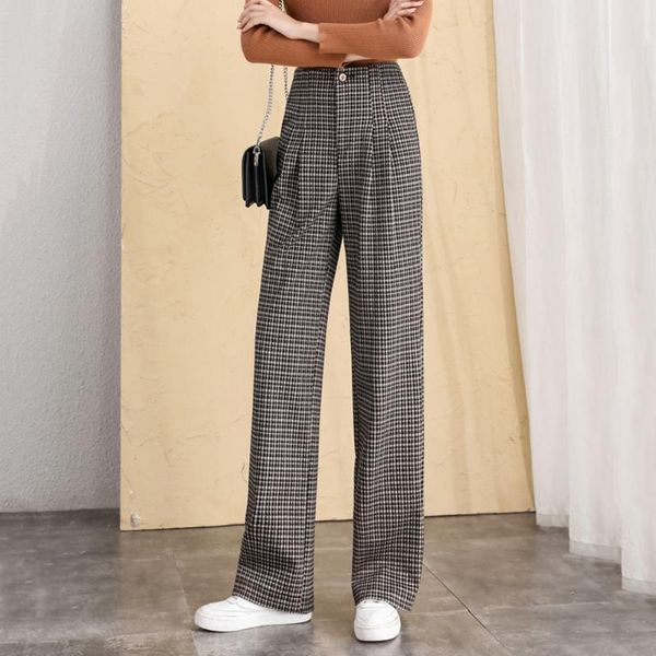 autumn and winter style plus size woolen harem straight leg pants women high-waist houndstooth drape casual trousers women's & capris, Black;white
autumn and winter style plus size woolen harem straight leg pants women high-waist houndstooth drape casual trousers women's & capris, Black;white