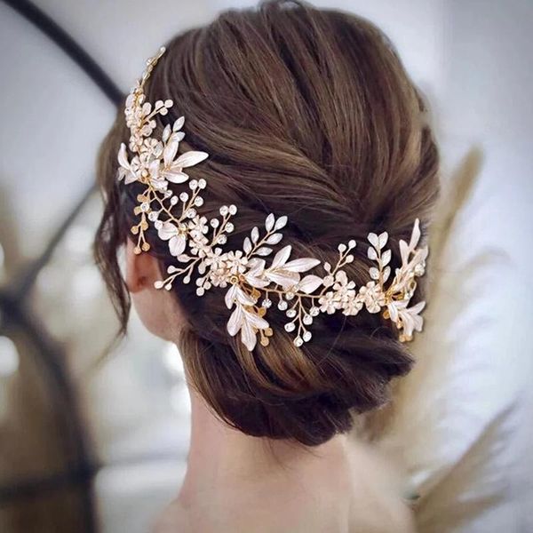 hair clips & barrettes milk crystal rhinestone headbands luxury gold hairbands flower leaf head vines bridal women wedding accessories party, Golden;silver
hair clips & barrettes milk crystal rhinestone headbands luxury gold hairbands flower leaf head vines bridal women wedding accessories party, Golden;silver