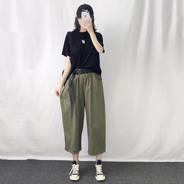 women's pants & capris straight casual solid wide leg womens trousers loose streetwear suit korean chic women high waist plus size spri, Black;white
women's pants & capris straight casual solid wide leg womens trousers loose streetwear suit korean chic women high waist plus size spri, Black;white