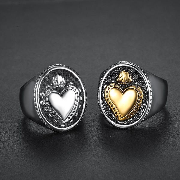 wedding rings vintage claddagh retro style stainless steel ring heart crown for women friendship love brand jewelry, Slivery;golden
wedding rings vintage claddagh retro style stainless steel ring heart crown for women friendship love brand jewelry, Slivery;golden