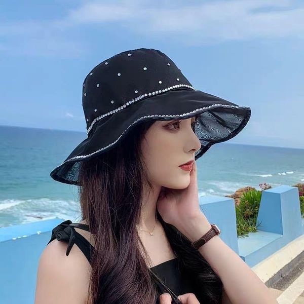 wide brim hats net red ins small fragrance yarn satin fisherman's hat women travel in summer sun protection breathable sunshade, Blue;gray
wide brim hats net red ins small fragrance yarn satin fisherman's hat women travel in summer sun protection breathable sunshade, Blue;gray