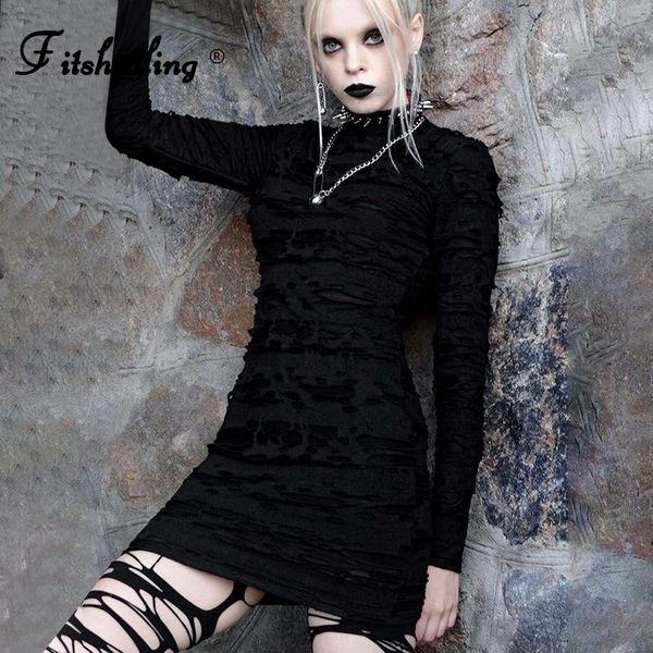 fitshinling gothic dark bodycon dress cut out skinny slim vestidos grunge punk black long sleeve dresses for women clothing casual, Black;gray
fitshinling gothic dark bodycon dress cut out skinny slim vestidos grunge punk black long sleeve dresses for women clothing casual, Black;gray