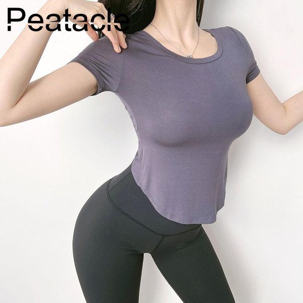 yoga outfit peatacle fitness t-shirt women's hollow breathable blouse sport running training short sleeve summer
yoga outfit peatacle fitness t-shirt women's hollow breathable blouse sport running training short sleeve summer