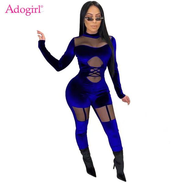 women's jumpsuits & rompers adogirl women sheer mesh patchwork velvet jumpsuit christmas overalls mock neck long sleeve skinny romper n, Black;white
women's jumpsuits & rompers adogirl women sheer mesh patchwork velvet jumpsuit christmas overalls mock neck long sleeve skinny romper n, Black;white