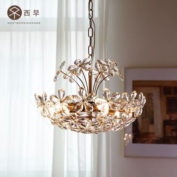 pendant lamps french pastoral crystal chandelier modern minimalist bedroom dining cloakroom light luxury lamp
pendant lamps french pastoral crystal chandelier modern minimalist bedroom dining cloakroom light luxury lamp
