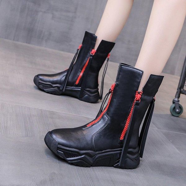 boots 2021 women's ankle zipper decoration keep warm casual winter solid color platform women shoes zapatillas mujer, Black
boots 2021 women's ankle zipper decoration keep warm casual winter solid color platform women shoes zapatillas mujer, Black