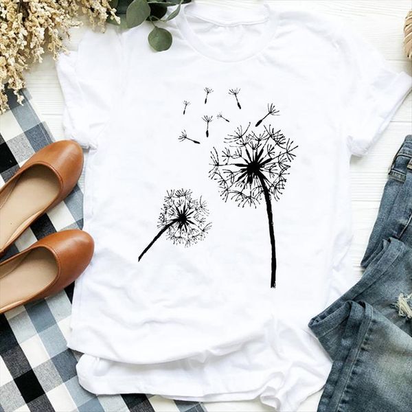 dandelion plant trend style women t shirts short sleeve printing print clothes graphic female tee womens, White
dandelion plant trend style women t shirts short sleeve printing print clothes graphic female tee womens, White