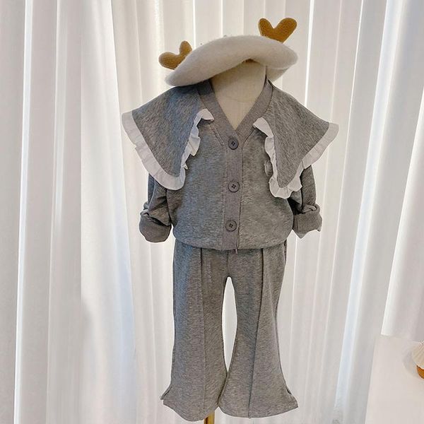 clothing sets lace korean style children's sweater pants 2pcs tracksuits autumn winter baby kids clothes for girls fashion cotton set, White
clothing sets lace korean style children's sweater pants 2pcs tracksuits autumn winter baby kids clothes for girls fashion cotton set, White