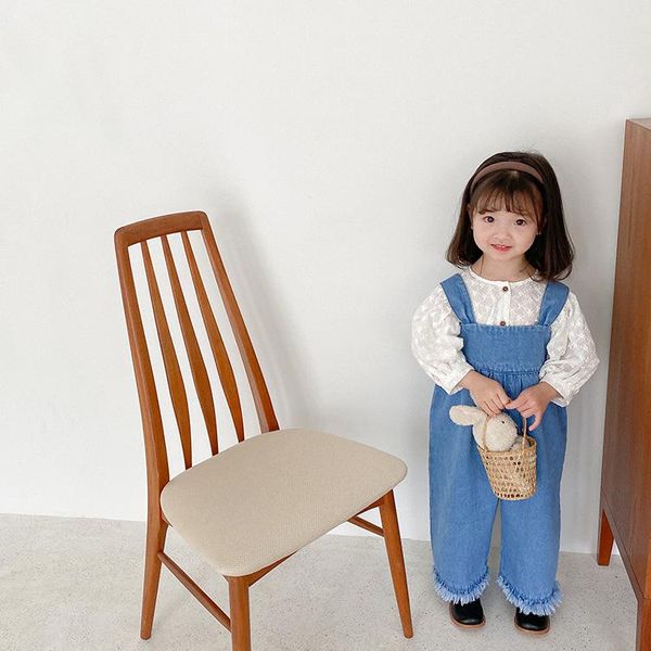 trousers 7106 girls clothes pants 2021 spring girls' tassel denim suspenders wide leg or white blouse flared kids, Blue
trousers 7106 girls clothes pants 2021 spring girls' tassel denim suspenders wide leg or white blouse flared kids, Blue