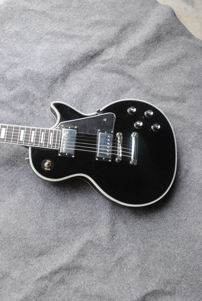 classical lp custom version electric guitar yellow binding chrome hardware gleeson product chinese chipson