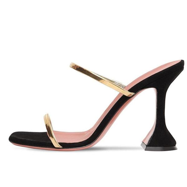 slippers summer ladies plus size horseshoe heel square head strap all-match sandals stiletto banquet dress fashion and, Black
slippers summer ladies plus size horseshoe heel square head strap all-match sandals stiletto banquet dress fashion and, Black