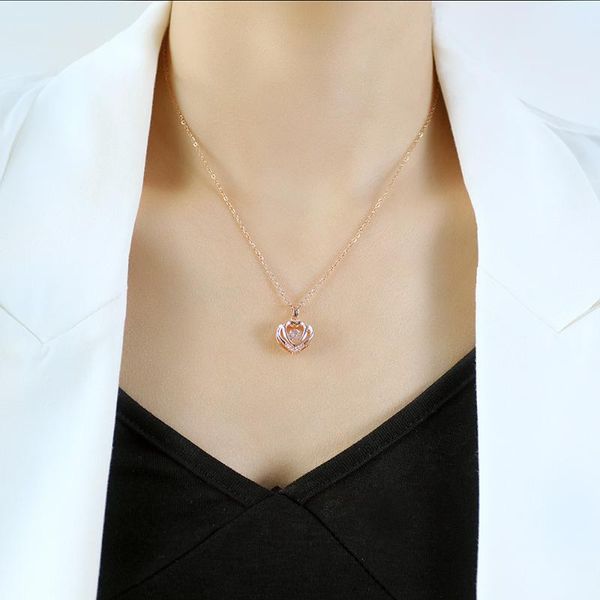 pendant necklaces 2021 hong kong style fashion eternal heart beating titanium steel necklace for girlfriend gift, Silver
pendant necklaces 2021 hong kong style fashion eternal heart beating titanium steel necklace for girlfriend gift, Silver