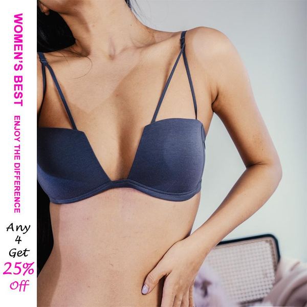 bras ins red underwear thin bra strips of deep-v cotton without rims square cup bralette, Red;black
bras ins red underwear thin bra strips of deep-v cotton without rims square cup bralette, Red;black